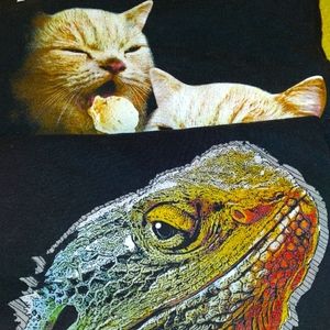 Men's set of 2 screenprint tees sz 3xl